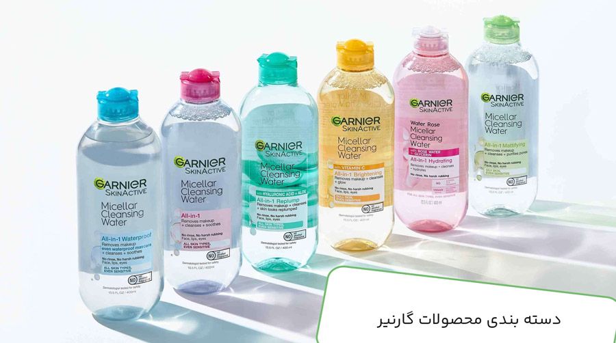 دسته بندی محصولات گارنیر